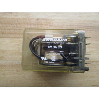 Schrack RM 302024-24V Relay RM 302024-24VDC - Used