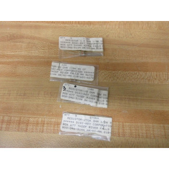 Digi-Key 1.2 OHM-1 MOHM-14W-1&5 Film Resistors 12OHM1MOHM14W15 (Pack of 59)