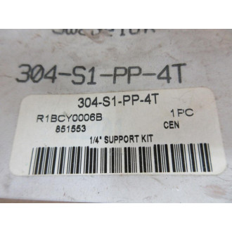 Swagelok 304-S1-PP-4T Clamp 304S1PP4T