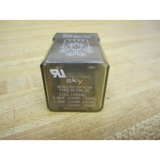 Sky Electronics SKKPL-2C Relay SKKPL-2C-120VAC - New No Box