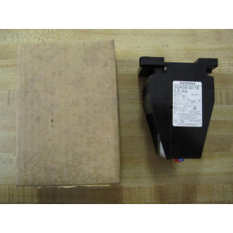 Siemens 3UA5900-1E Overload Relay 3UA59001E 2.5-4A