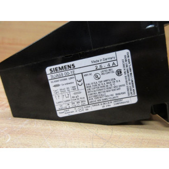 Siemens 3UA5900-1E Overload Relay 3UA59001E 2.5-4A - Used