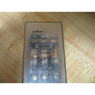 Potter & Brumfield KA-4244-1-115V Relay KA-4244-I-115V - Used