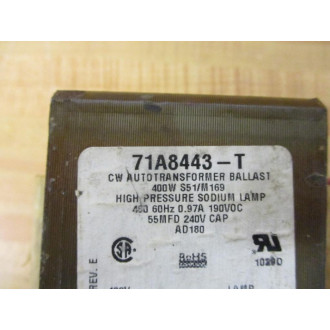 Philips Advance Transformer 71A8443-T Transformer 71A8443T - Used