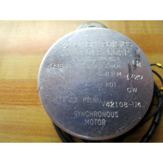 Philips V42108-U4 120 RPM Clock Motor V42108U4 - New No Box