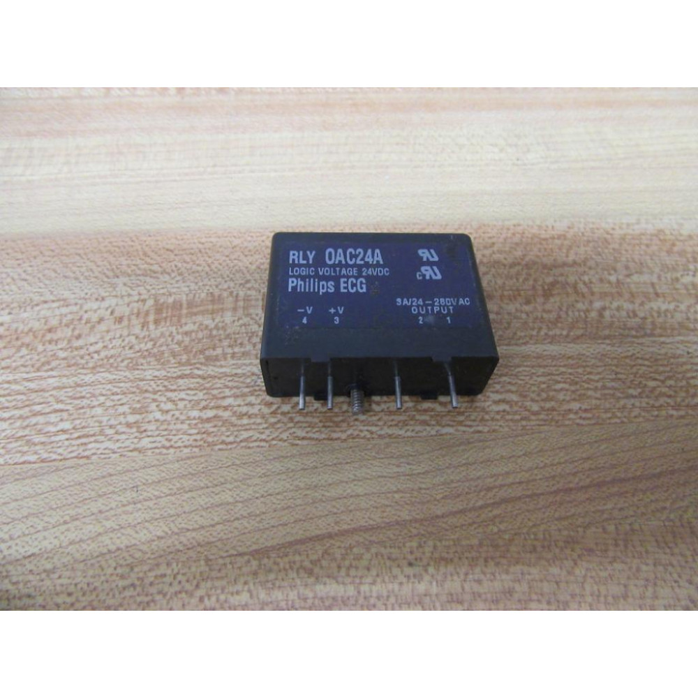 Philips ECG Components RLY-OAC24A Relay RLYOAC24A - New No Box