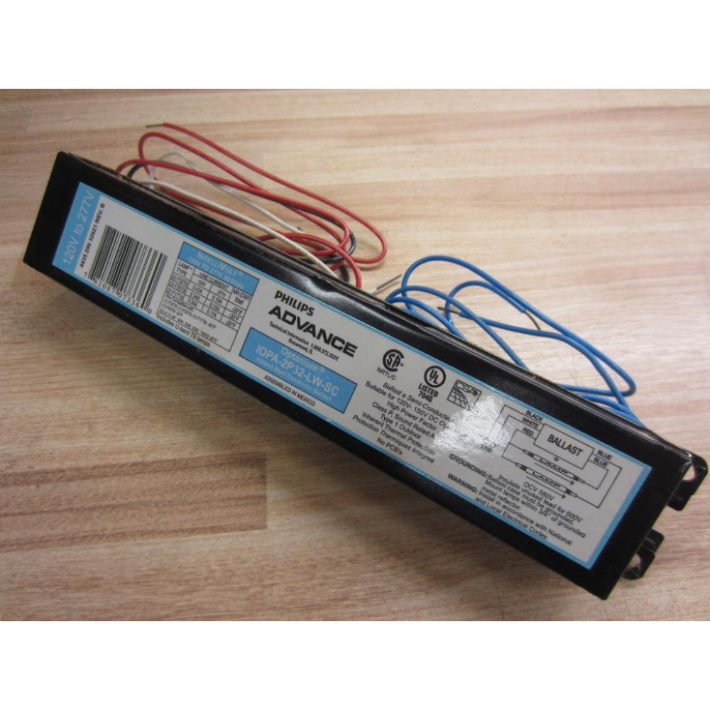 Philips IOPA-2P32-LW-SC Ballast IOPA2P32LWSC - New No Box