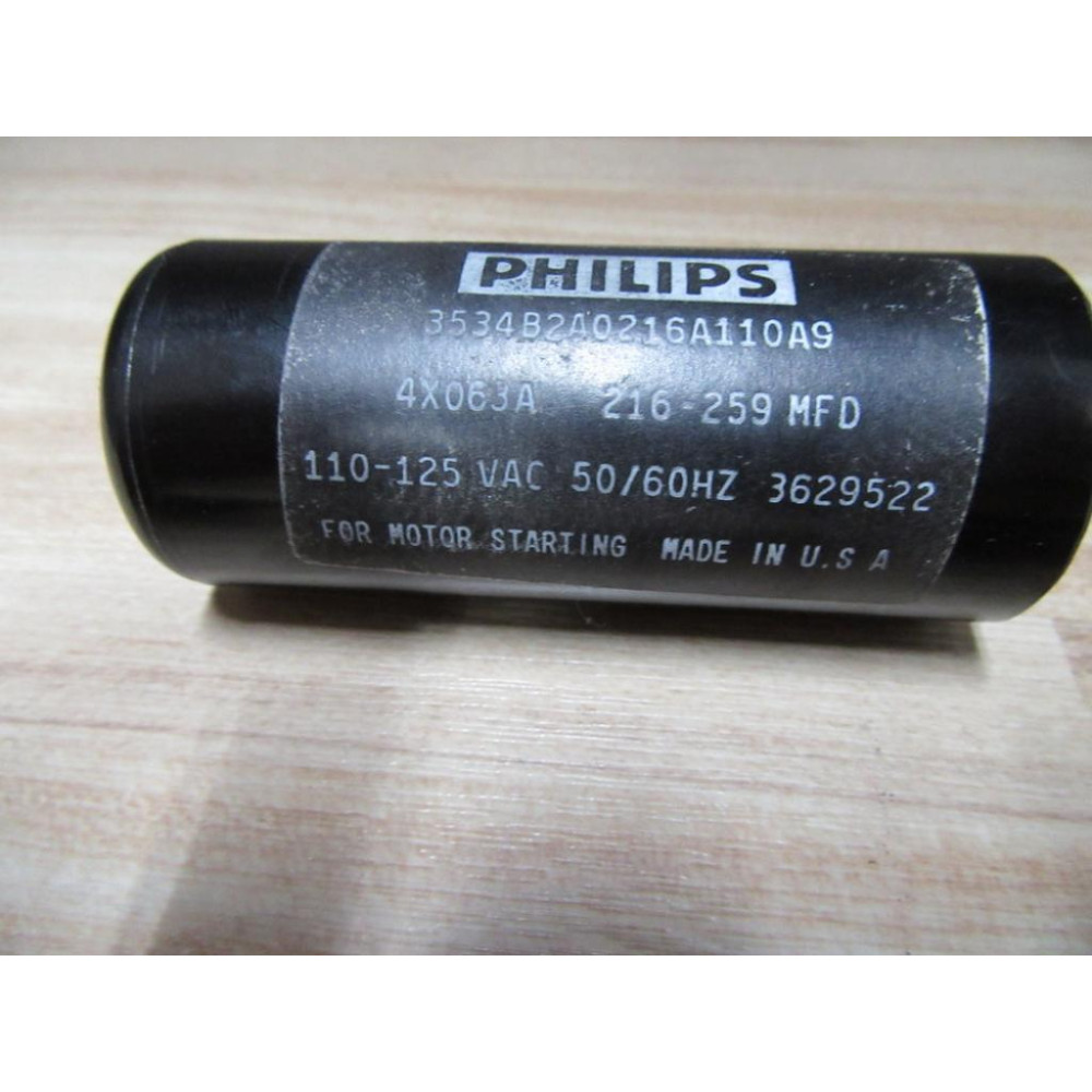Philips 4X063A Capacitor - New No Box