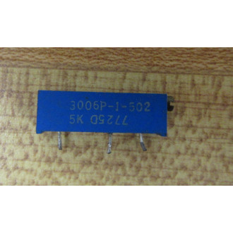 Trimpot 3006P-1-502 Trimmer Potentiometer 3006P1502 (Pack of 27) - Used