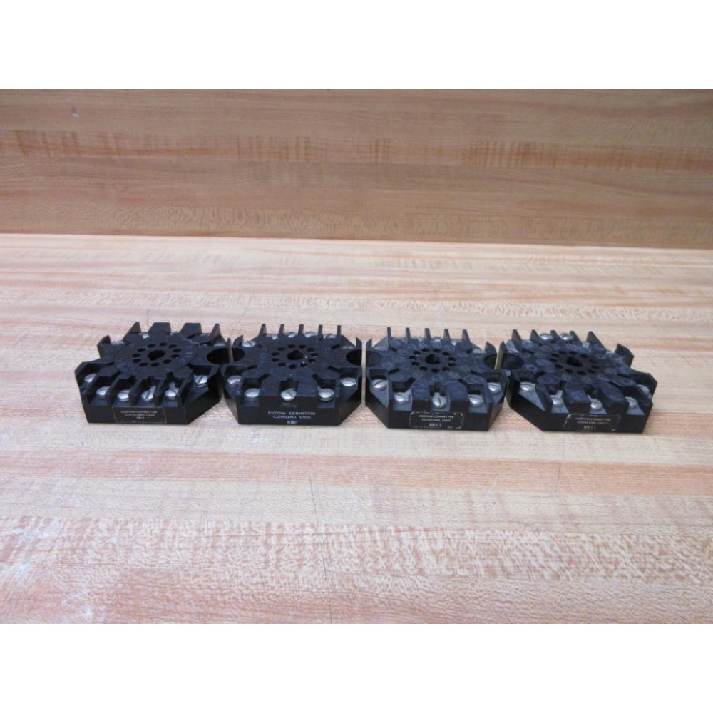 Custom Connector RB11 Relay Socket (Pack of 4) - Used