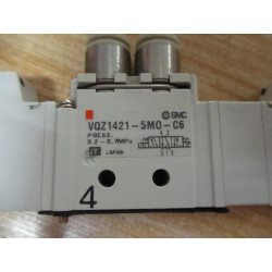 SMC VQZ1421-5MO-C6 Solenoid Valve VQZ14215MOC6 - Used