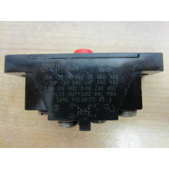 Micro Switch 3MN1 Actuator-Pin Plunger Switch - Used