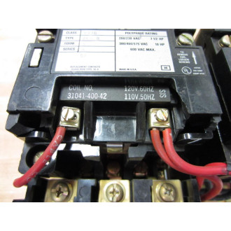 Square D 8736 SCO 8 8736SCO8 Starter Form S Ser A Cracked Case - Used