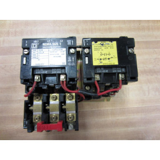 Square D 8736 SCO 8 8736SCO8 Starter Form S Ser A Cracked Case - Used