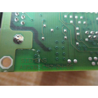 Siemens A9530-C50-04-85 Main Board A9530-C50-04-86 - Used