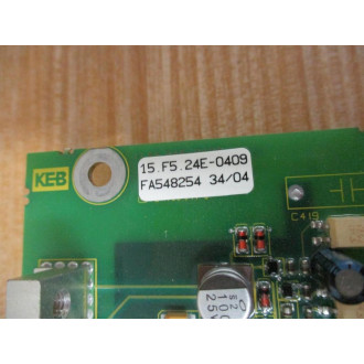 KEB 15.F5-24E-0409 Drive Board 15F524E0409 - Used