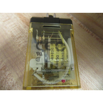 IDEC RR2P-UL-DC24V Relay RR2P-UL-24VDC - Used