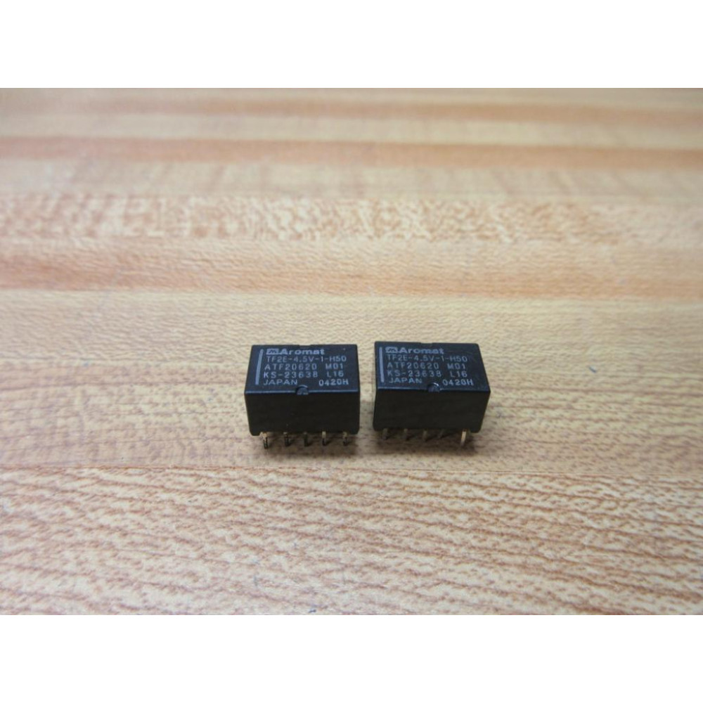 Matsushita Aromat TF2E-4.5V-1-H50 Relay ATF20620 (Pack of 2) - Used