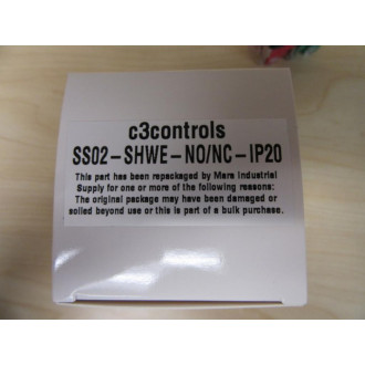 c3controls SS02-SHWE-NONC-IP20 Selector Switch