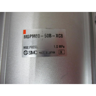 SMC MGPM80-50B-XC8 Compact Guide Cylinder MGPM8050BXC8 - New No Box