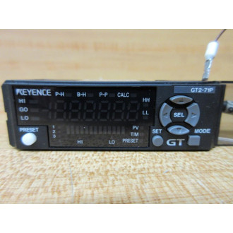 Keyence GT2-71P Sensor Amplifier GT271P - Used