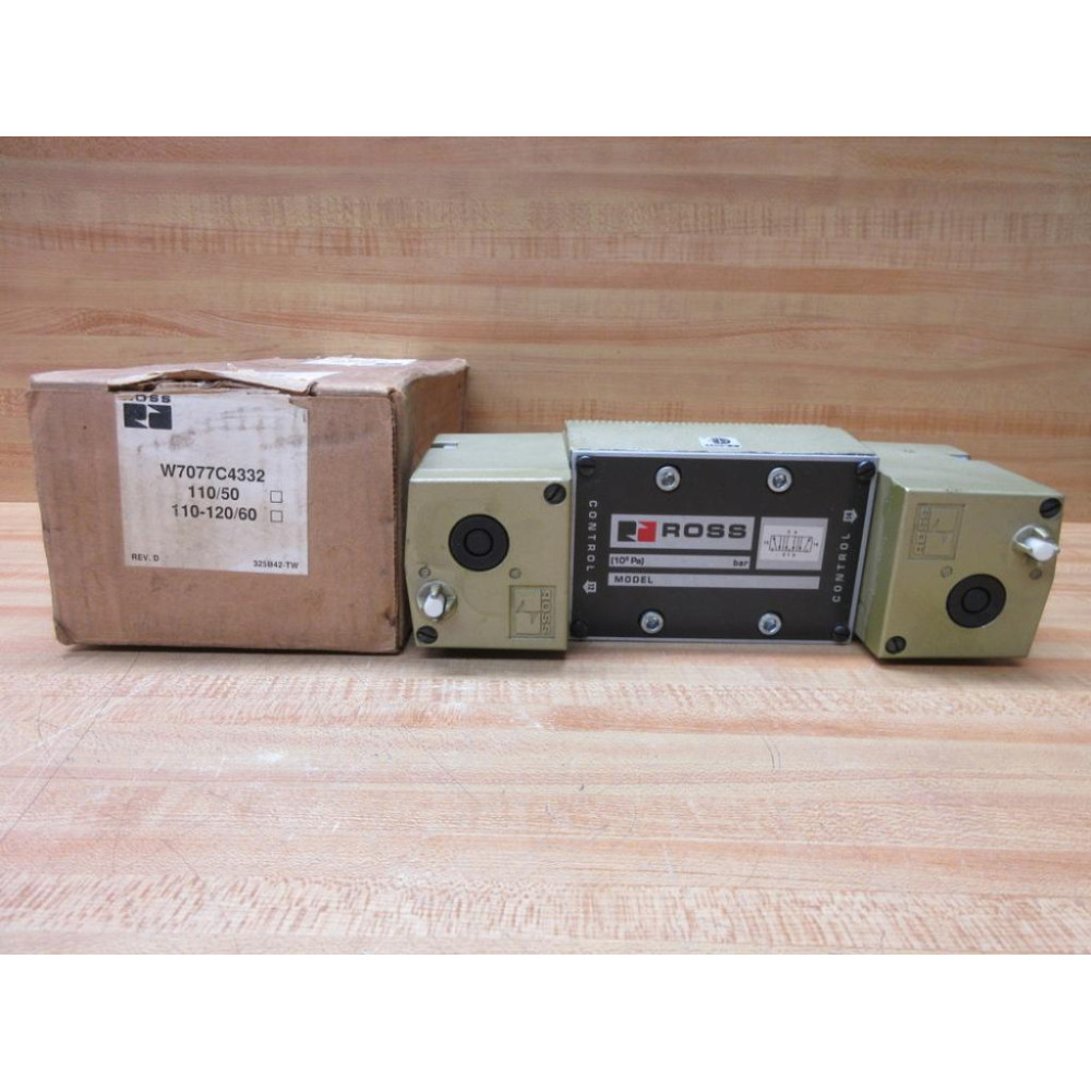 Ross W7077C4332 Pneumatic Valve 53 Sz 4 Alt  W7077D4332