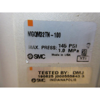 SMC MGQM32TN-100 Guided Cylinder MGQM32TN100 - New No Box