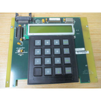 Unico 316466.004 PLC Keypad Control Board 316466004 Missing 1 Label - Used