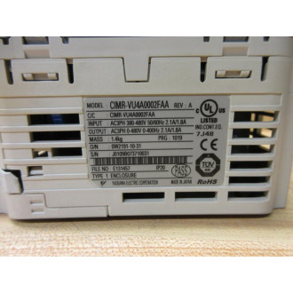 Yaskawa Electric CIMR-VU4A0002FAA Drive CIMRVU4A0002FAA REV: A - Used