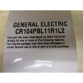 General Electric CR104PBL11R1L2 Push Button Switch