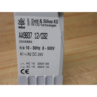 E. Dold & Sohne KG AA9837.12032-24VDC Frequency Relay AA98371203224VDC - Used