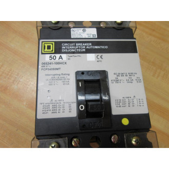 Square D FCP34050MT 50A Circuit Breaker - Used