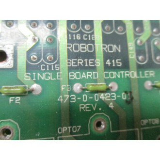 Robotron 473-0-0423-01 Board  4730042301 Rev.4 - Parts Only