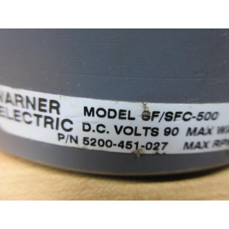 Warner Electric 5200-451-027 Clutch SFSFC-500 - Used