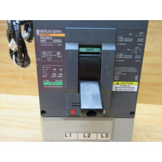 Merlin Gerin NSJ400A Schneider Electric 400A Circuit Breaker - Used