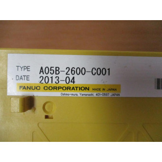Fanuc A05B-2600-C001 2-Slot Backplane & Control Rack - Used