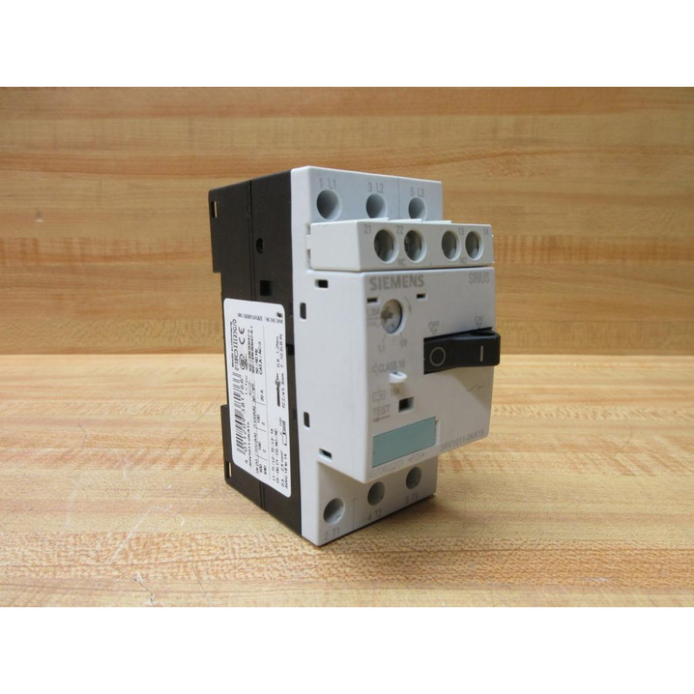Siemens 3RV1011-0KA15 1.25A Circuit Breaker 3RV10110KA15 - Used