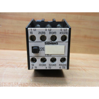Siemens 3TB42 17-0A Contactor 3TB42170A 115V Coil - Used