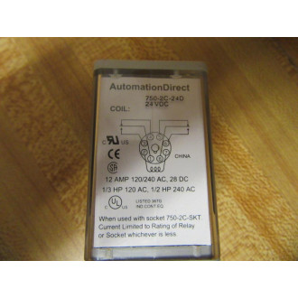 Automation Direct 750-2C-24D Relay 7502C24D - Used