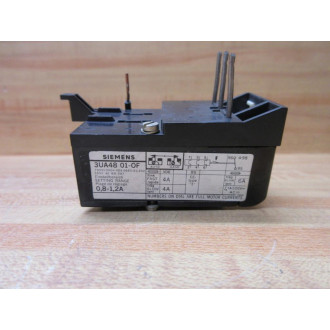 Siemens 3UA4801-0F Overload Relay 3UA48010F - Used