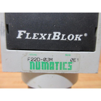 Numatics F22D-03M Pneumatic Coalescing Filter F22D03M - Used