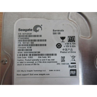 Seagate 1BD142-502 Hard Drive 1BD142502 - Used