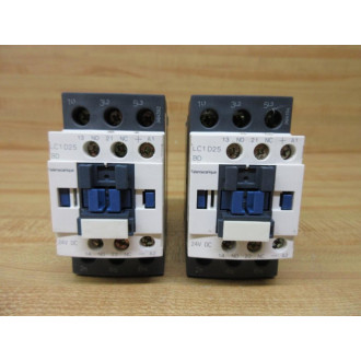 Telemecanique LC1-D25BD Schneider Contactor WO Cover (Pack of 2) - New No Box