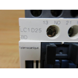 Telemecanique LC1-D25BD Schneider Contactor WO Cover (Pack of 2) - New No Box