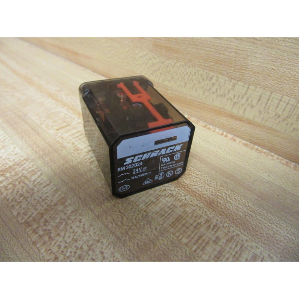 Schrack RM 302024-24V Relay RM 302024-24VDC . - Used
