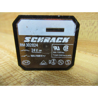 Schrack RM 302024-24V Relay RM 302024-24VDC . - Used