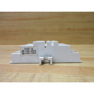 Curtis CUS12 Relay Socket White (Pack of 3) - Used