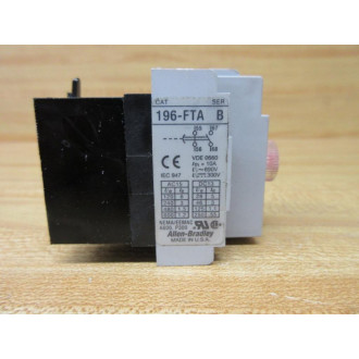 Allen Bradley 196-FTA Pneumatic Timer 196FTA 690 V - Used