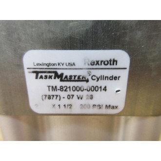Bosch Rexroth TM-821000-00014 Task Master Pneumatic Cylinder TM82100000014
