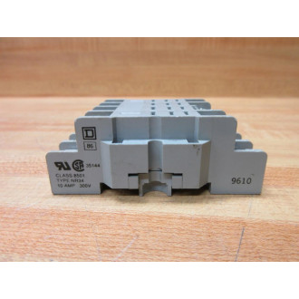 Square D 8501-NR34 Relay Socket 8501NR34 - Used